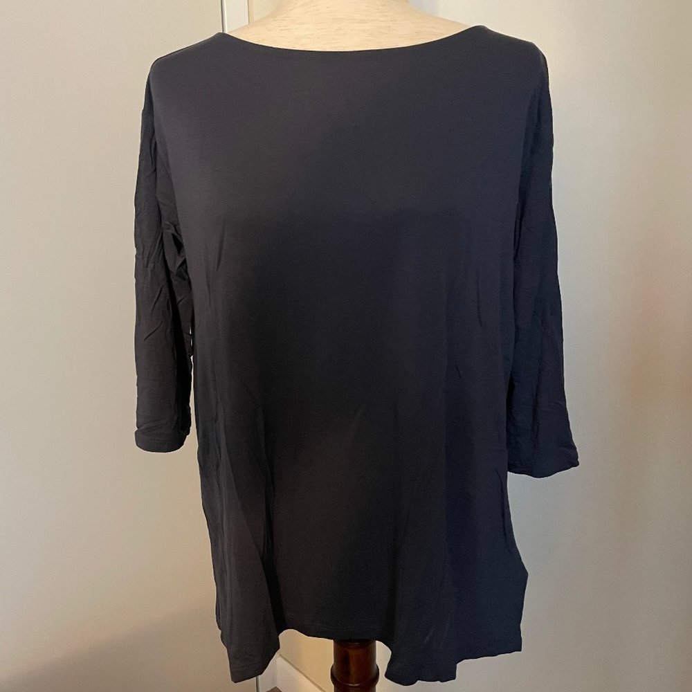 GAP Boatneck Tunic Tee - 3/4 sleeve - XS